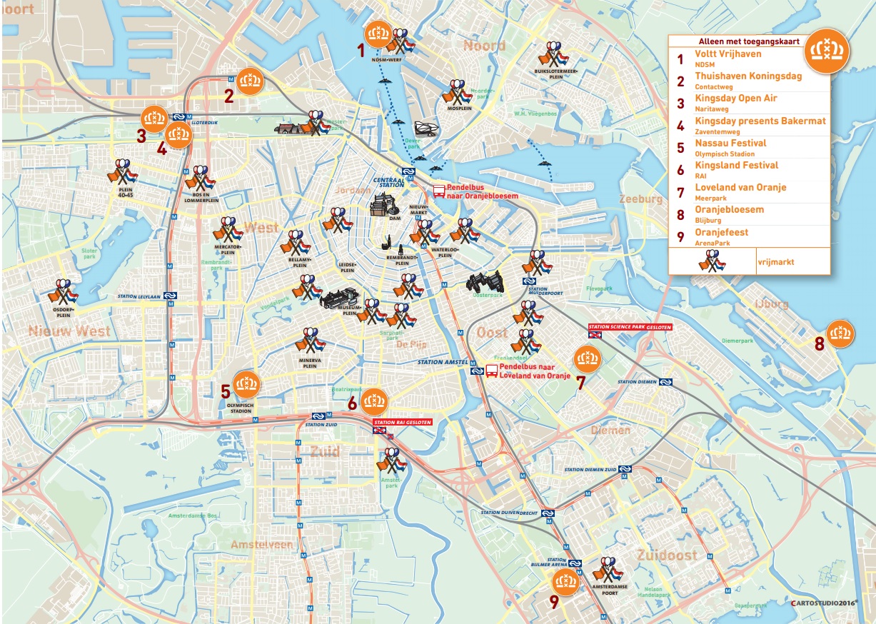 Orange Day in A'dam is King's Day! - Blog - Amsterdam Teleport Hotel